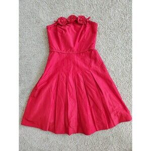 Lilly Pulitzer strapless dress with flowers